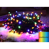 Kép 1/3 - Karácsonyi színes LED fényfüzér, 10m