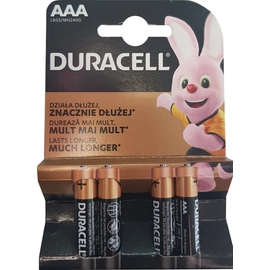 Duracell AAA elem, 4db/bliszter