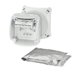 Falon kívüli kötődoboz 93x93x62mm kiüntőgyantával