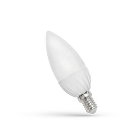 Led gyertya, E14, 6W, hideg fehér