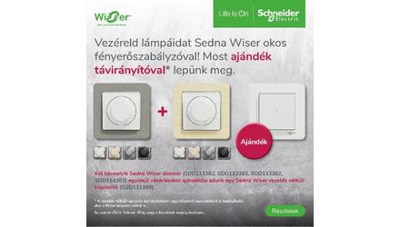 Wiser okos fényerőszabályzók akciója