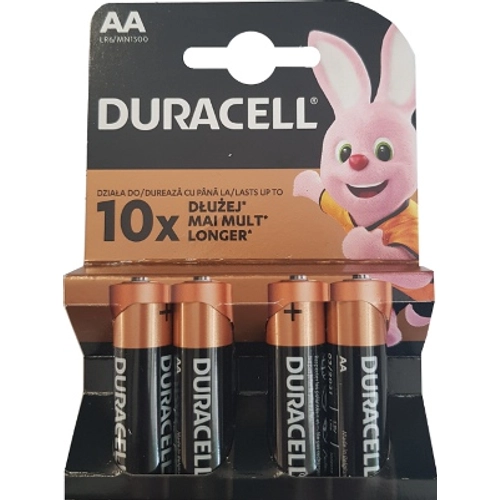 Duracell AA elem 4db/ bliszter