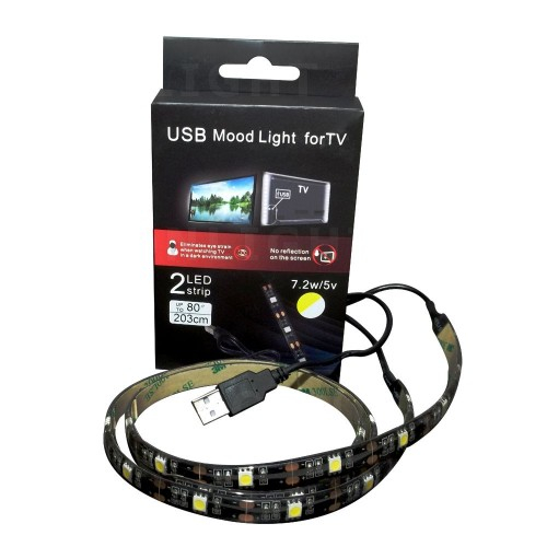 Háttérvilágítás TV-hez, USB
