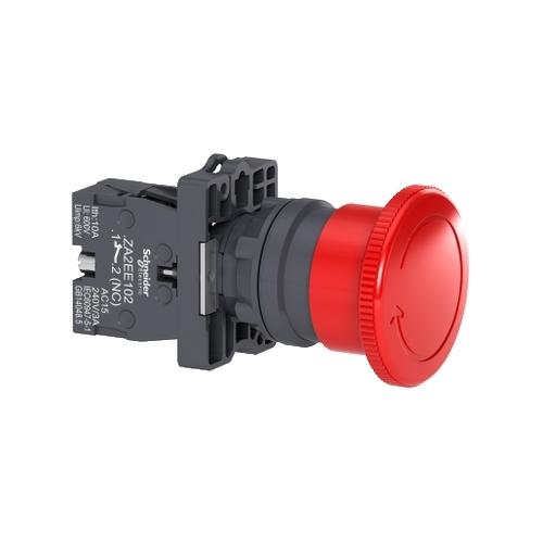 Harmony Easy Series  D22 Komplett vészgomb ?40 fej,  piros, 1NC