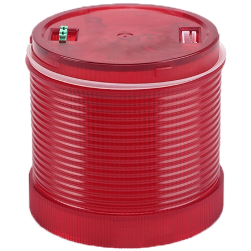 Fényjelző oszlopelem, piros 24V AC/DC