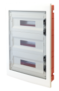 TR süllyesztett elosztódoboz 3x12 modul